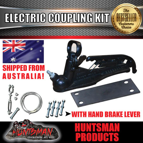 10" 6 Stud Trailer Electric Brake & Coupling Kit + Japanese Bearings! - Image 6