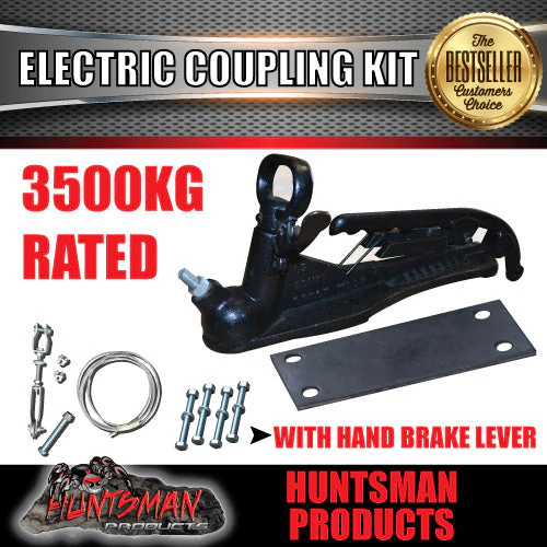 10" 6 Stud Trailer Electric Brake & Coupling Kit + Japanese Bearings! - Image 7