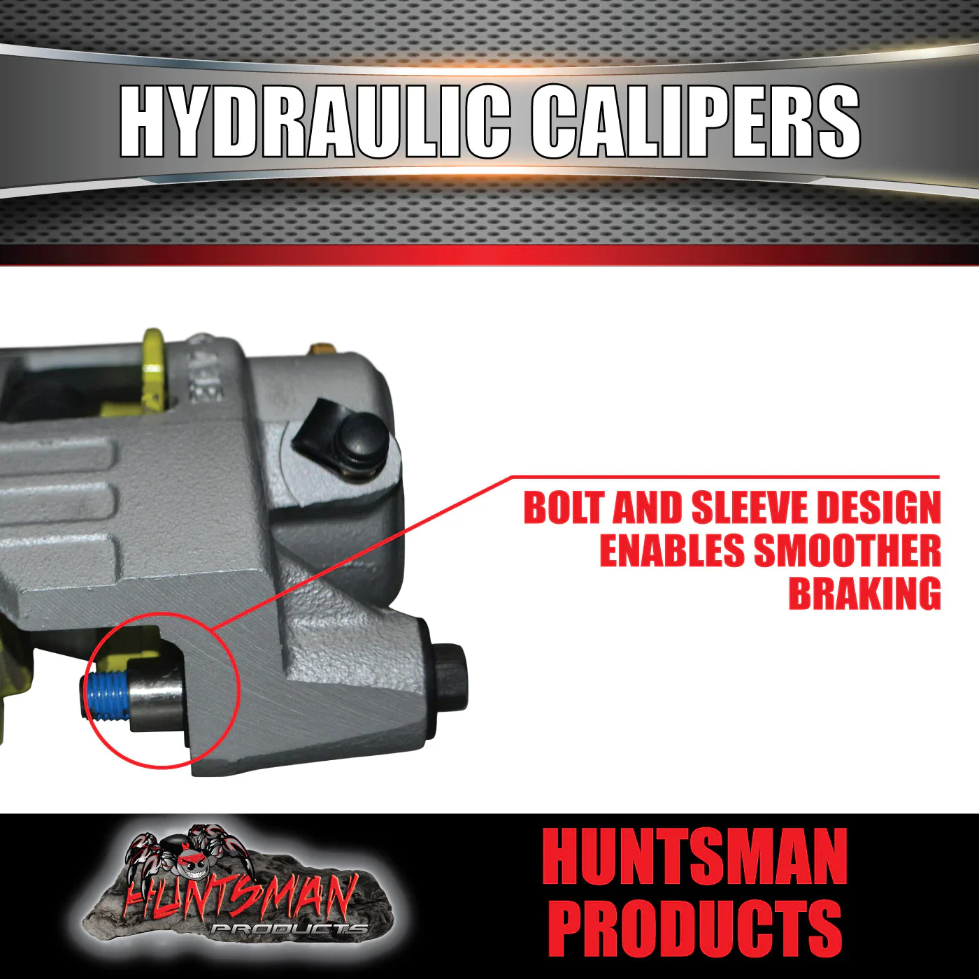 10.9" Dacromet Ventilated Trailer Caravan Hydraulic Disc Brake Kit - Image 9