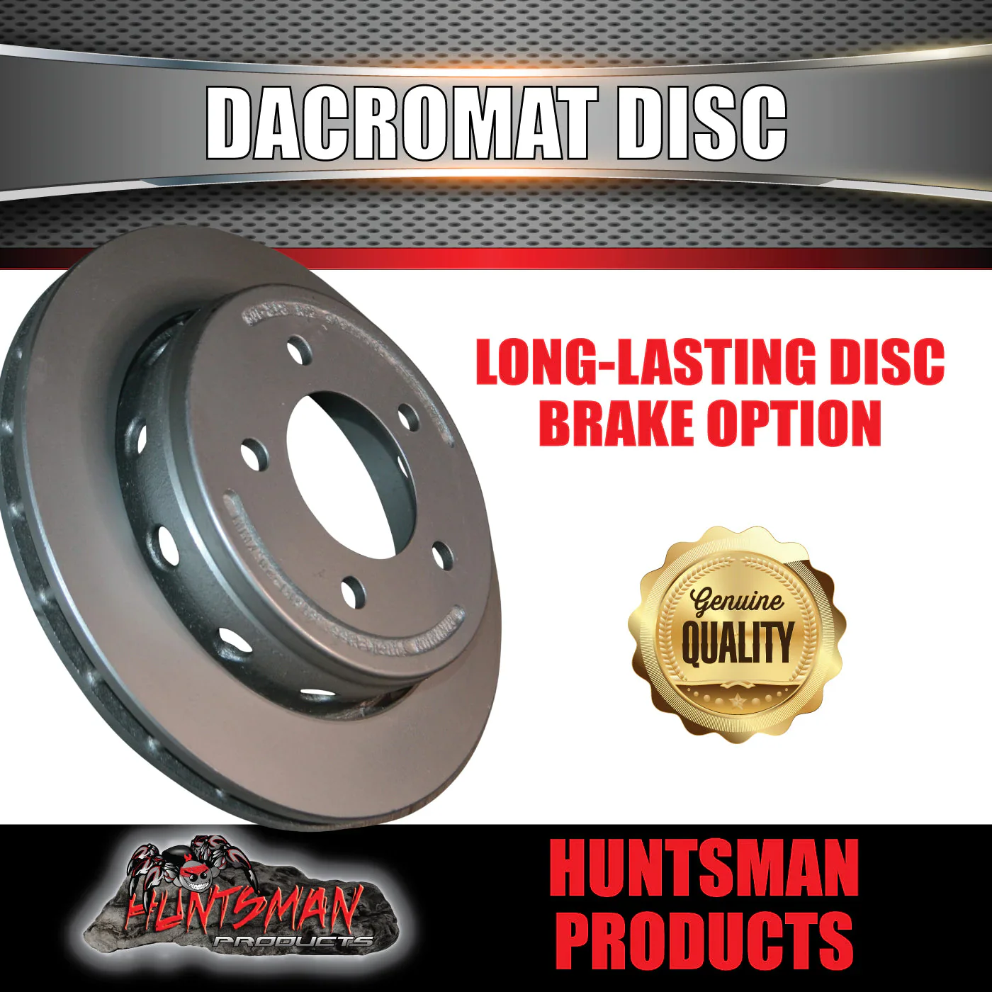 10.9" Dacromet Ventilated Trailer Caravan Hydraulic Disc Full Brake Kit. - Image 4
