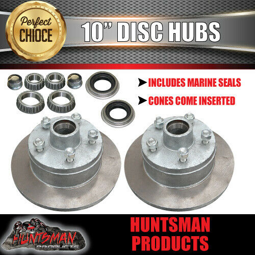 10" Boat Trailer Hydraulic Disc Brake Kit + coupling & hyd Line kit. Jap Bearing - Image 3