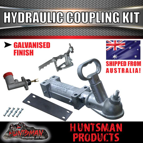 10" Boat Trailer Hydraulic Disc Brake Kit + coupling & hyd Line kit. Jap Bearing - Image 6