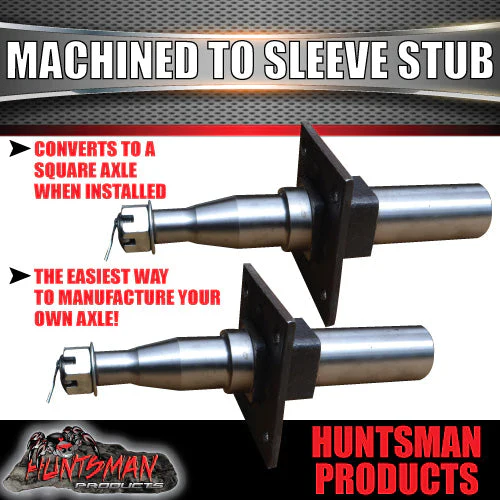 5 Stud 10" Trailer Electric Brake Kit Japanese Bearings & 45MM Sleeve Stub Axles. - Image 2