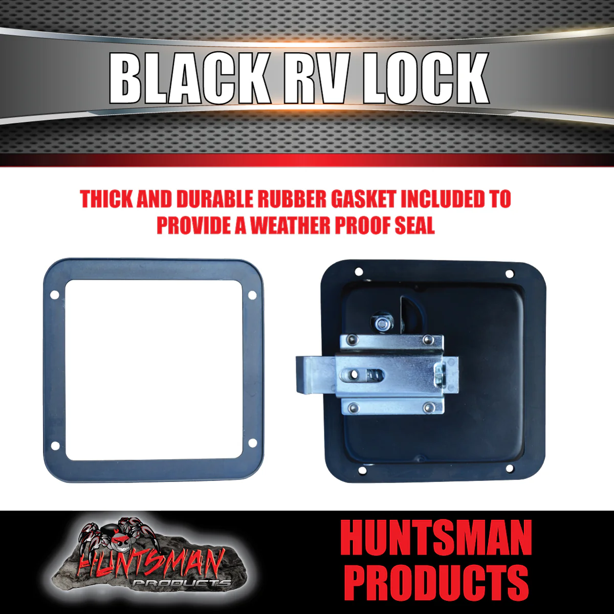 10x Black Stainless Caravan RV Motorhome Trailer Canopy Lock. Pull Down Up Handle - Image 5