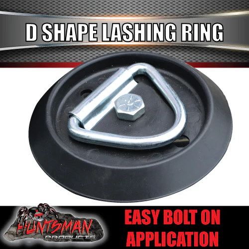 10X Lashing D Ring Tie Down Point & Plastic Guard For Truck Trailer Ute - Image 2