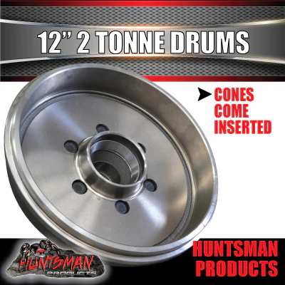 12" 2 TONNE ELECTRIC BRAKE KIT WITH JAPANESE BEARINGS & 2000KG STUB AXLES WITH MOUNTS - Image 5