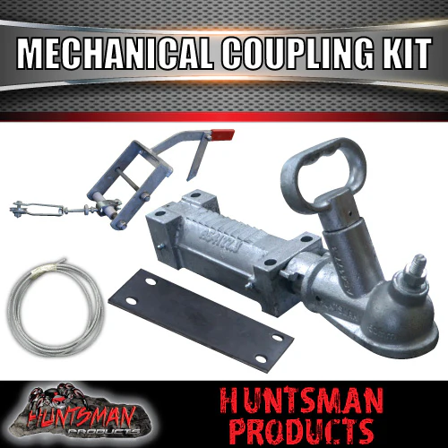 12" Galvanised 6 Stud Boat Trailer Mechanical Disc Brake & coupling kit - Image 4