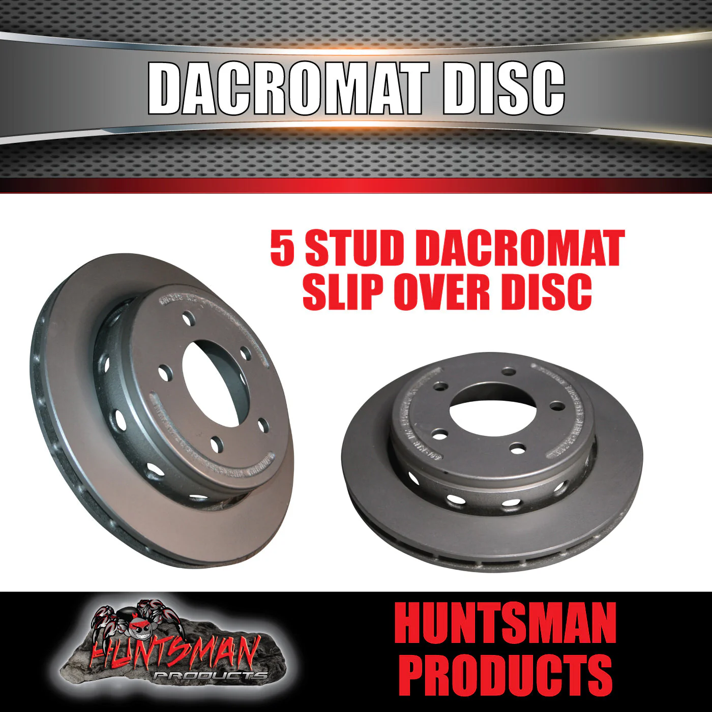 12" L/C Stud Dacromet Ventilated Trailer Caravan Hydraulic Disc Brake Kit. - Image 4