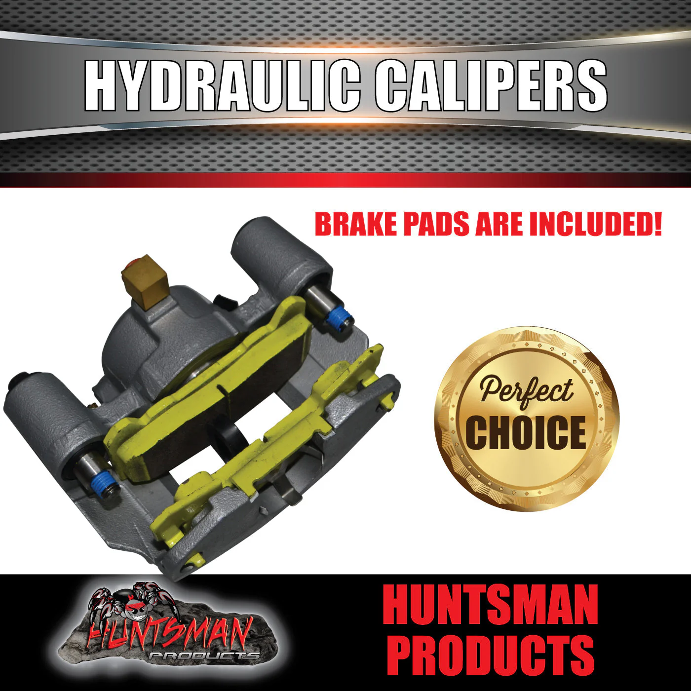 12" L/C Stud Dacromet Ventilated Trailer Caravan Hydraulic Disc Brake Kit. - Image 5