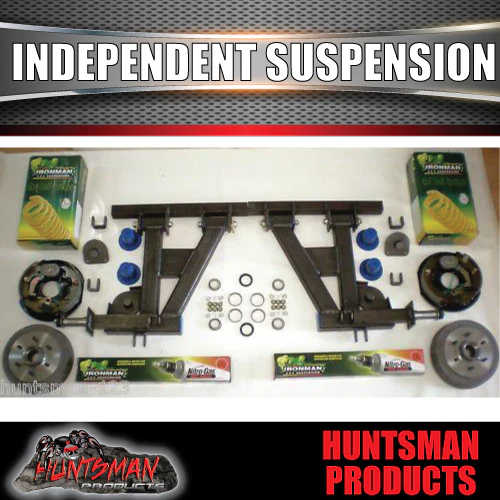1200Kg Off Road Camper Trailer Caravan Shock & Coil Independent Suspension - Image 2
