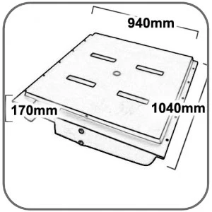 125 LITRE UNDERBODY DIESEL TANK. DPRV125 - Image 2