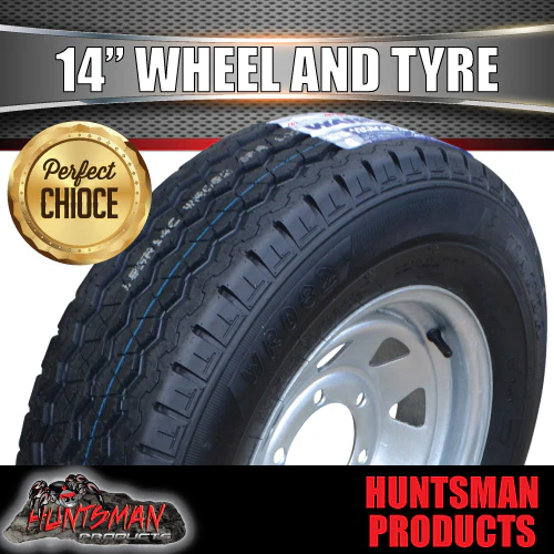 14x6 & 185R14C 6 Stud 6/139.7 Landcruiser Pattern Galvanised Boat Trailer Steel Wheel Rim. 185 14 - Image 2