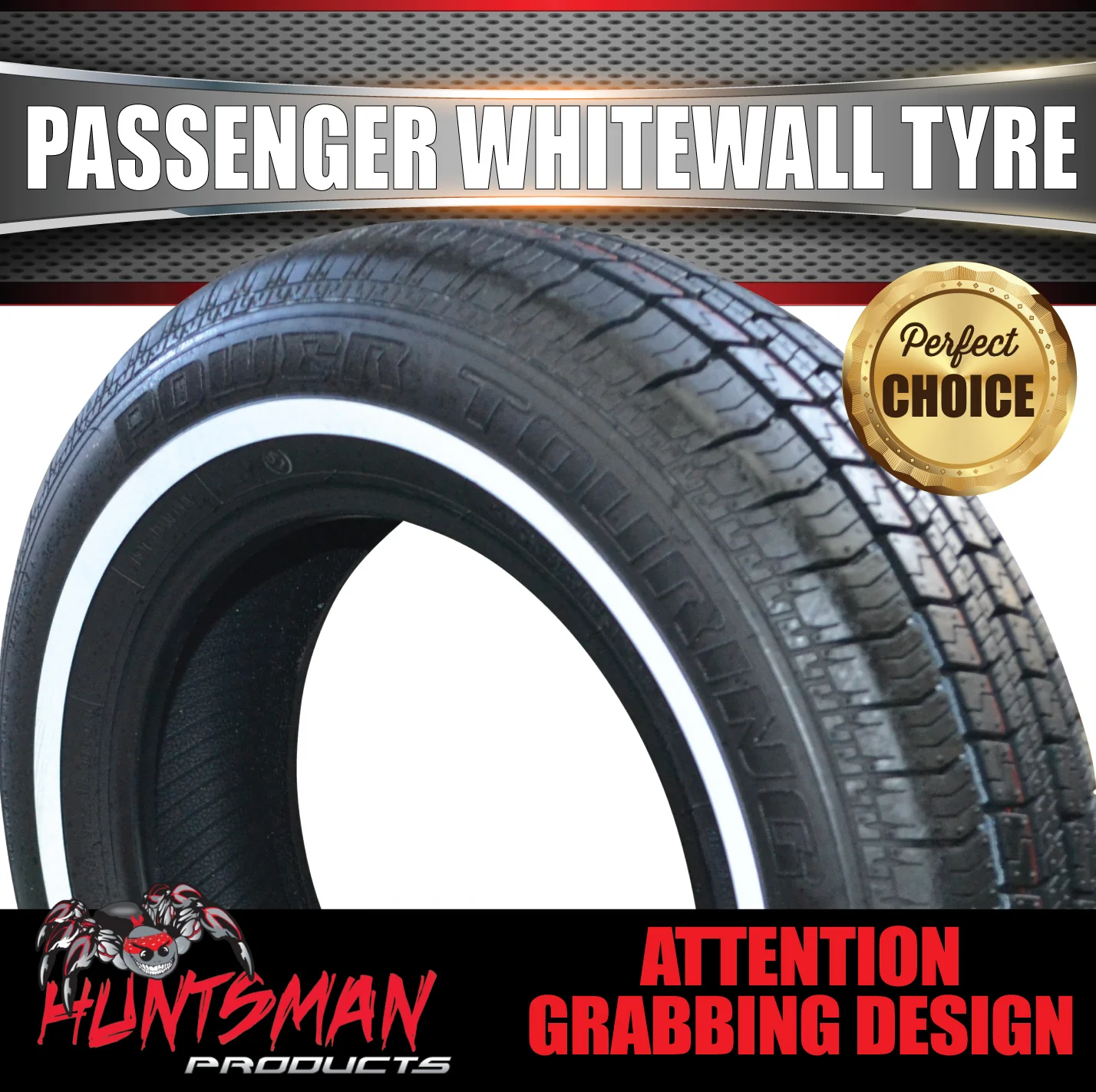 14" Whitewall 175/75R14 Suretrac Tyre 20mm White Line. 84S. 175 75 14 - Image 5