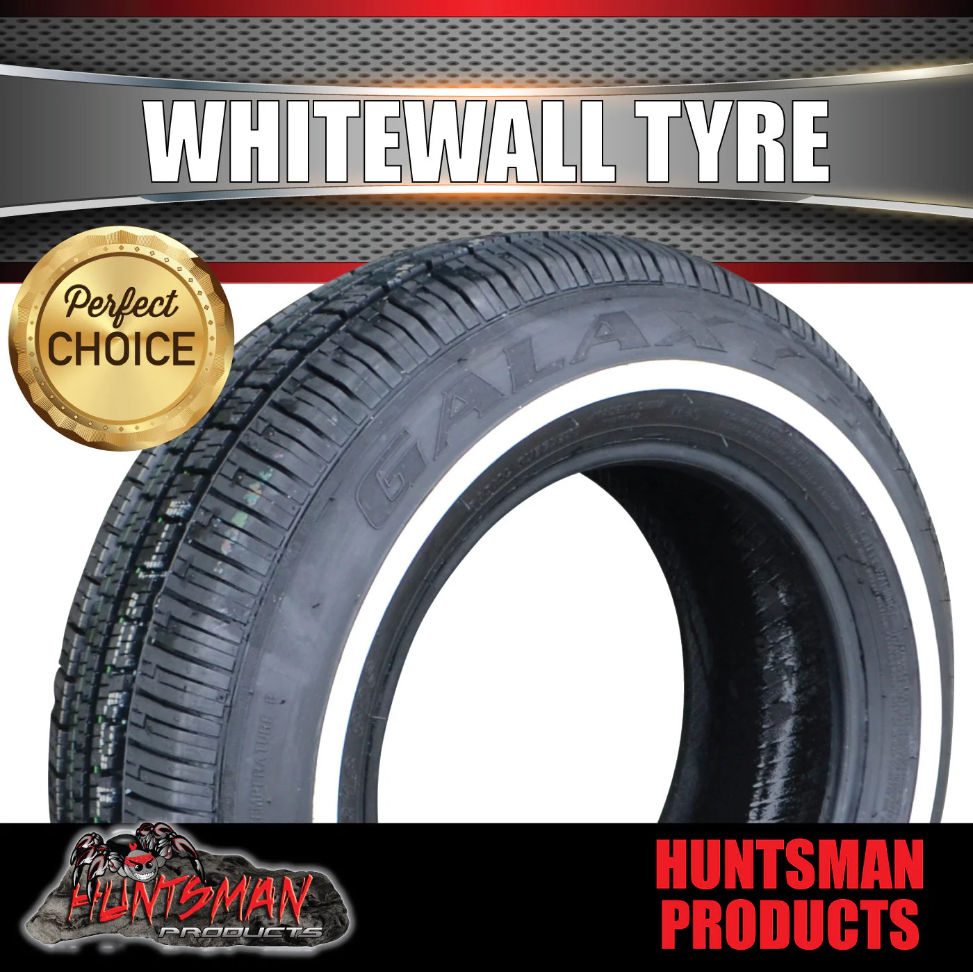 185/70R14 14" Whitewall Galaxy F1 Tyre 18mm Line.  88S White Wall 185 70 14 - Image 4