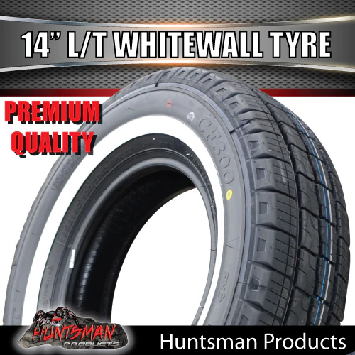 185R14C 102/100Q Comforser CF300 14" Commercial Whitewall Tyre. 25mm White Line 185 14 - Image 6