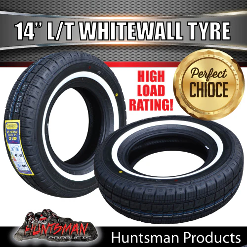 195R14C 106/104R Comforser CF300 14" Commercial Whitewall Tyre. 25mm White Line 195 14 - Image 3