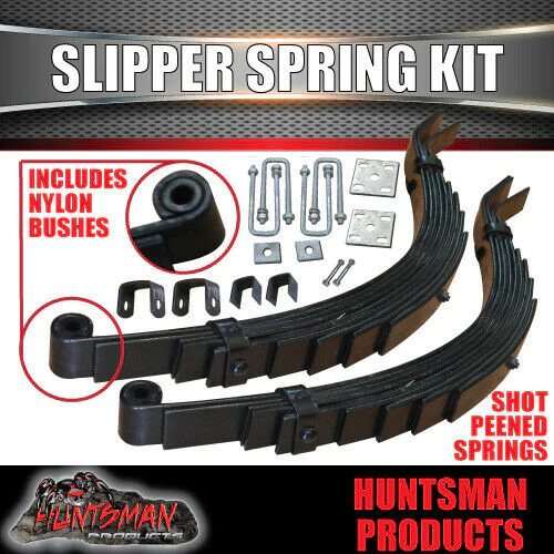 1400KG MECHANICAL DRUM BRAKED TRAILER KIT. SLIPPER SPRINGS. AXLES 64" - 77" - Image 3