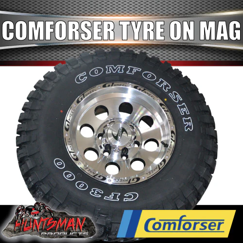 15'' GT Alloy Mag Wheel 6/139.7 PCD & 32x11.5R15 Comforser Mud Tyre 32 11.5 15. - Image 5