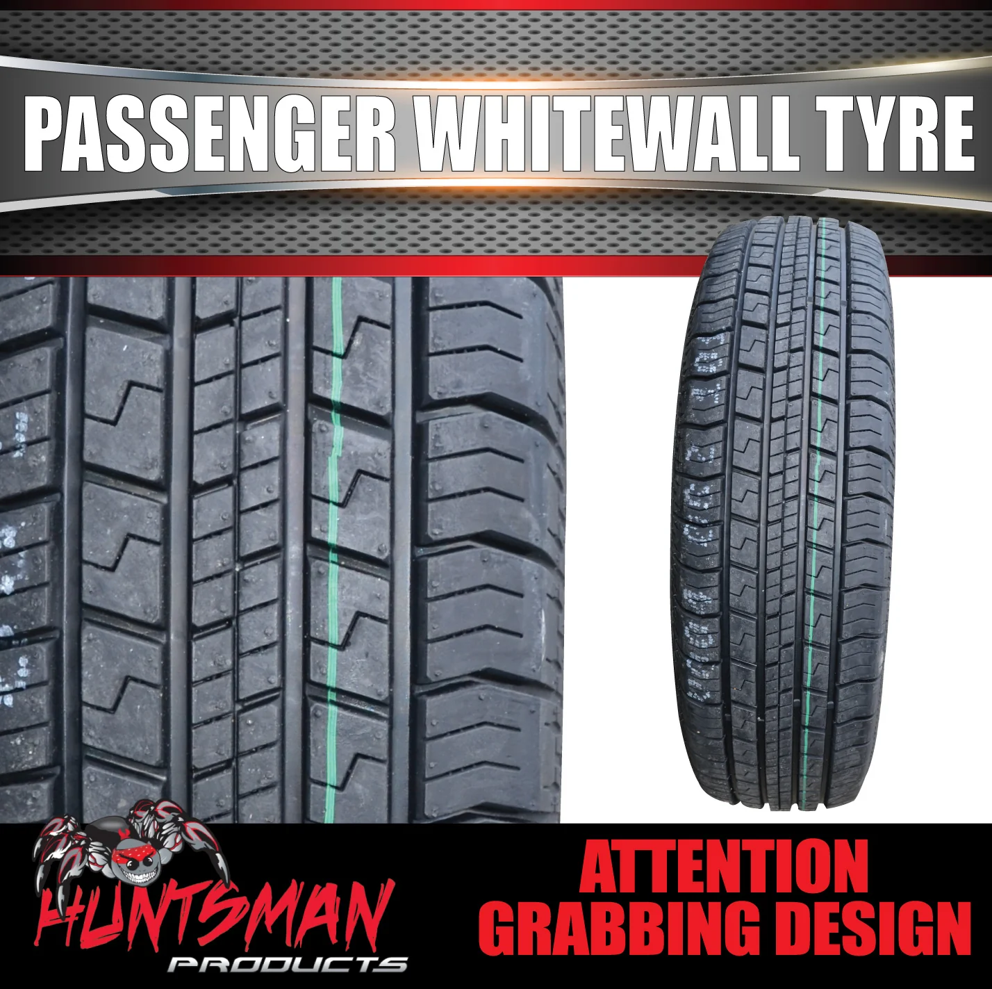 15" Whitewall 205/70R15 Suretrac Tyre 95s. 25mm White Line 205 70 15 - Image 3