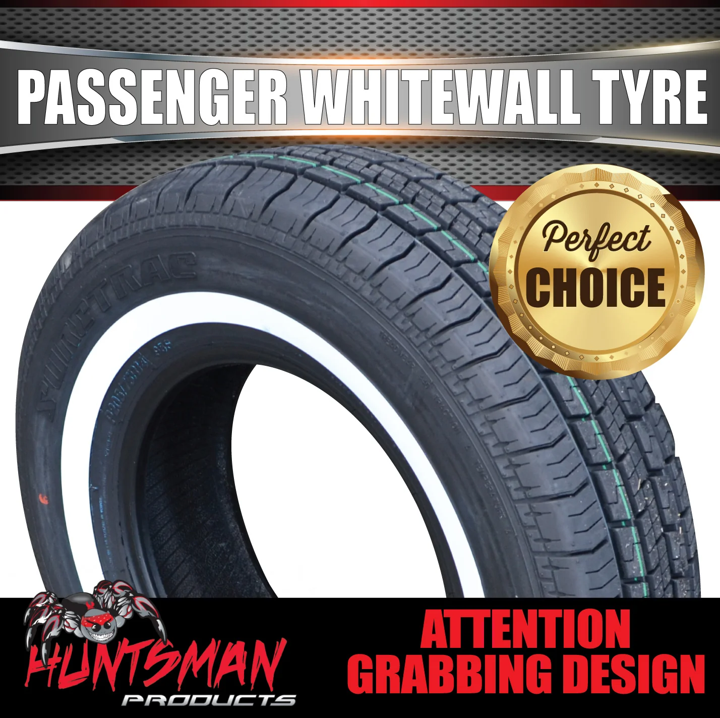 15" Whitewall 205/70R15 Suretrac Tyre 95s. 25mm White Line 205 70 15 - Image 4