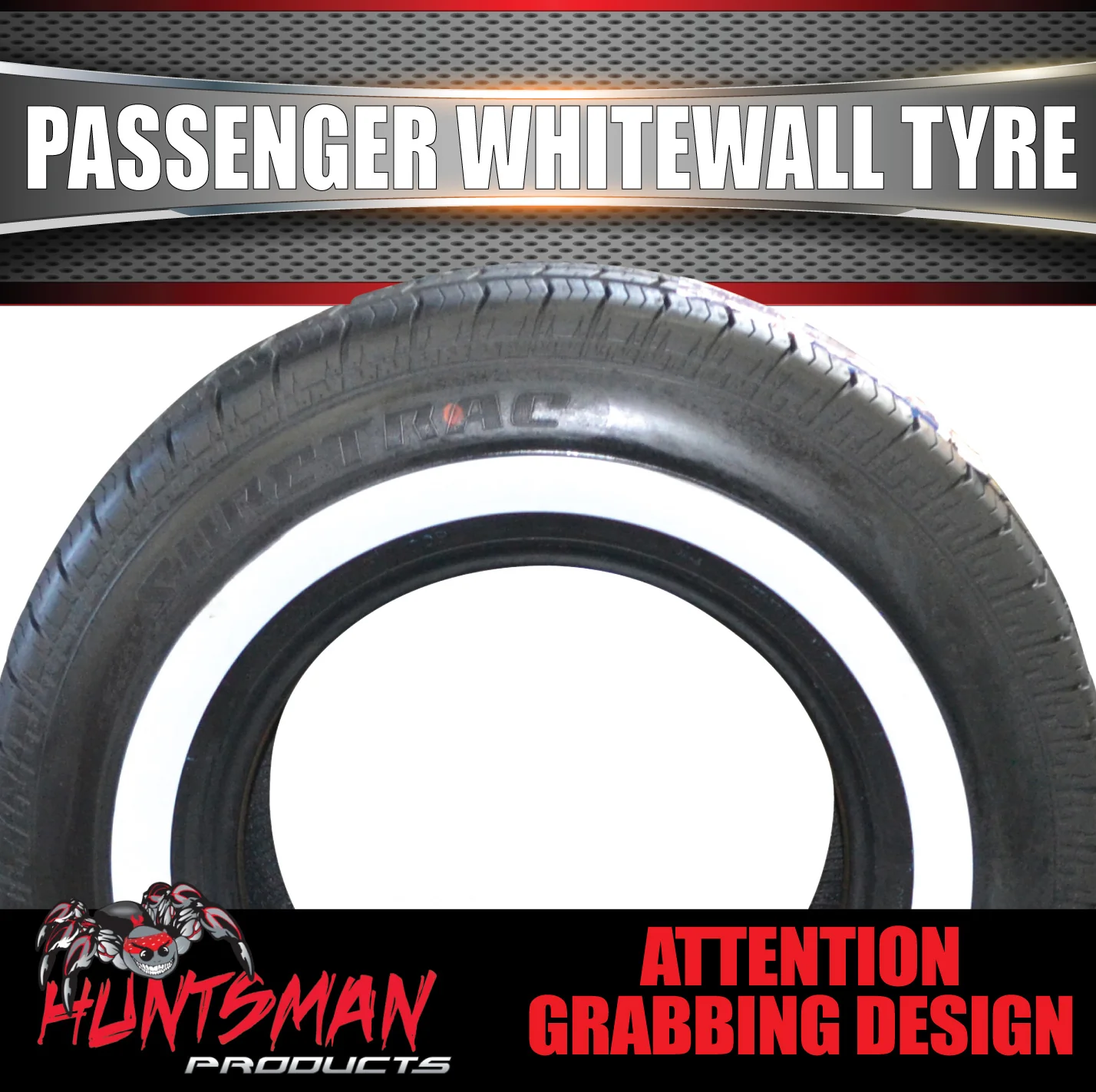 15" Whitewall 225/70R15 Suretrac Sierra Tyre 100S. 35mm Line 225 70 15 - Image 5