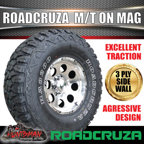 15x10 GT Alloy Mag Wheel 6/139.7 PCD & 33X12.5R15 Roadcruza Mud Tyre 33 12.5 15. - Image 5