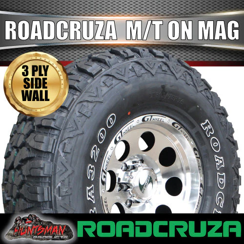 15x10 GT Alloy Mag Wheel 6/139.7 PCD & 35X12.5R15 Roadcruza Mud Tyre 35 12.5 15. - Image 6
