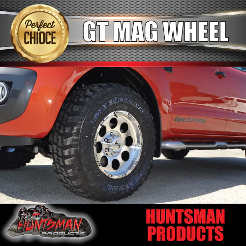 15X8 GT ALLOY MAG WHEEL 4X4 4WD 6/139.7 0 OFFSET - Image 9