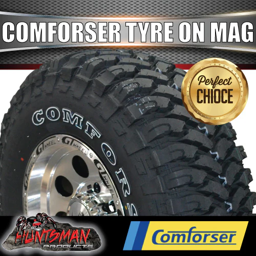 16x8 GT Alloy Mag Wheel Rim & 245/75R16 Comforser Mud Tyre 245 75 16 - Image 7