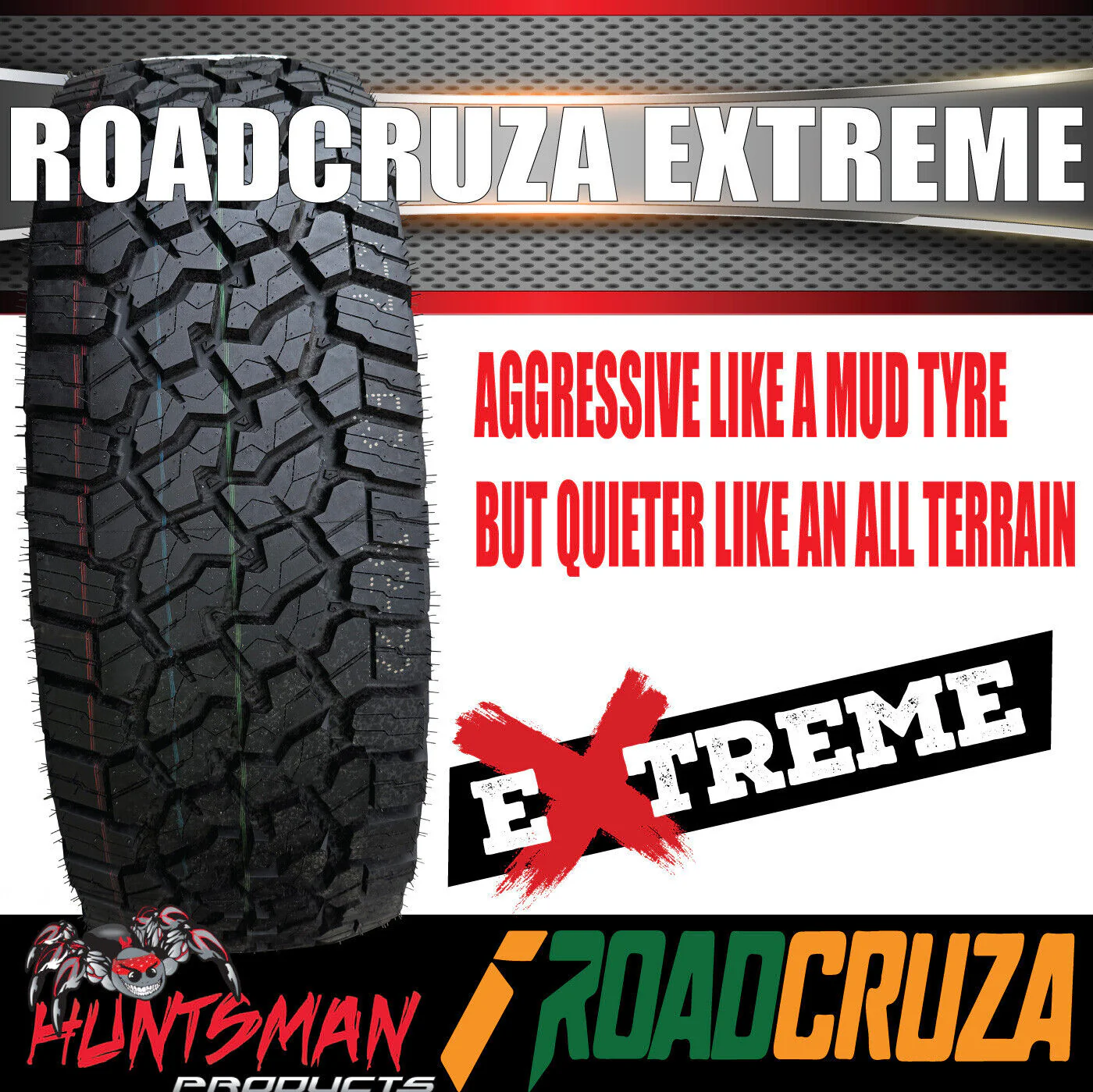 16" GT Alloy Mag Wheel & 285/75R16 Roadcruza RA7000 X/T Extreme Terrain Tyre 6/139.7 PCD - Image 6