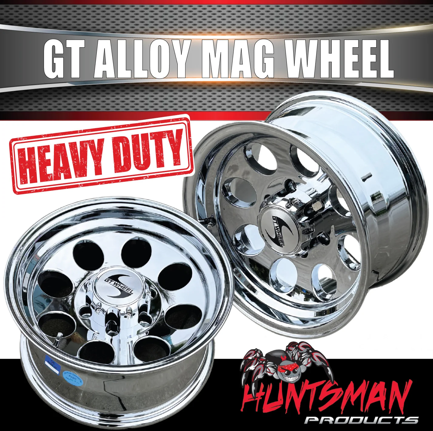 16" Chrome GT Alloy Mag Wheel & 285/75R16 Roadcruza RA8000 Rugged Terrain Tyre - Image 8