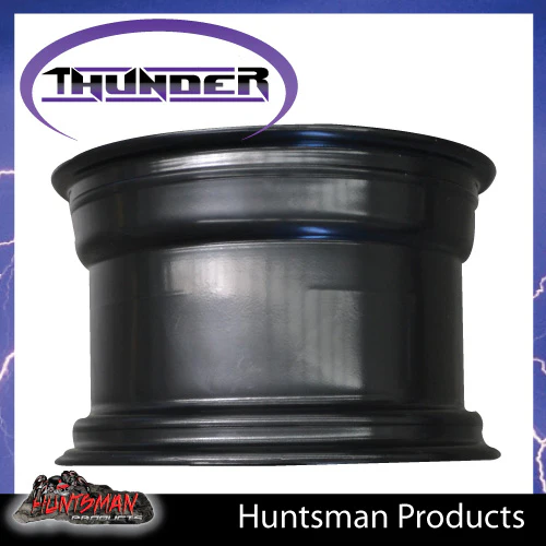 16x10 6 Stud Black Thunder Steel Rim -44 Offset. 6/139.7 PCD.  Fits Landcruiser, Patrol etc - Image 6