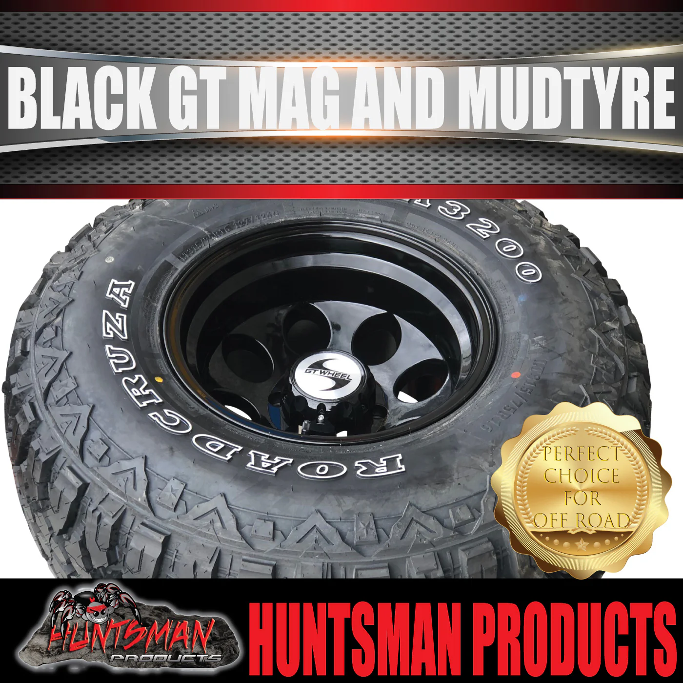 16X10 GT ALLOY MAG WHEEL & 315/75R16 ROADCRUZA MUD TYRE. 315 75 16 - Image 5
