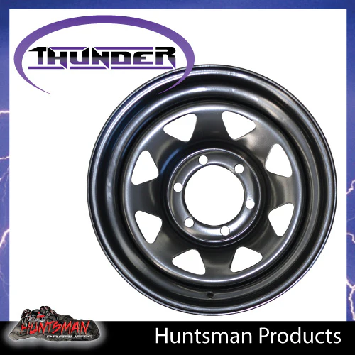 16X7 6 Stud Thunder Steel Rim +30 Offset 6/139.7 PCD. Fits Ranger, Hilux, BT 50, D-Max etc - Image 4