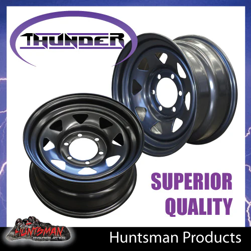 16X7 6 Stud Thunder Steel Rim +30 Offset 6/139.7 PCD. Fits Ranger, Hilux, BT 50, D-Max etc - Image 7