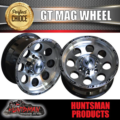 16X8 0 Offset GT Alloy Mag Wheel 4X4 4WD 6/139.7 pcd suit Patrol Cruiser Ranger etc - Image 2