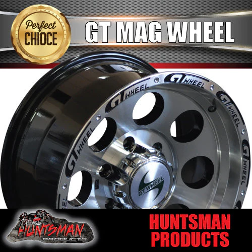 16X8 0 Offset GT Alloy Mag Wheel 4X4 4WD 6/139.7 pcd suit Patrol Cruiser Ranger etc - Image 5