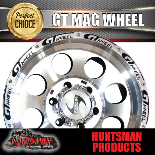 16X8 0 Offset GT Alloy Mag Wheel 4X4 4WD 6/139.7 pcd suit Patrol Cruiser Ranger etc - Image 6