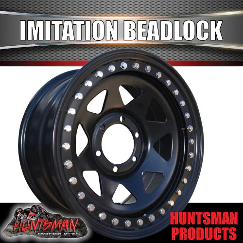 16X8 6/139.7 PCD +20 Offset Steel Imitation Beadlock Rim. Fits Ranger, Hilux, BT 50, D-Max etc - Image 2