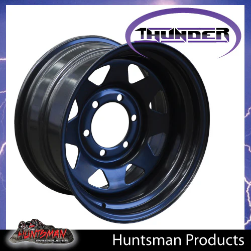 16X8 6 Stud BlackThunder Rim -23 Offset. 6/139.7 PCD. Fits Landcruiser, Patrol etc - Image 7