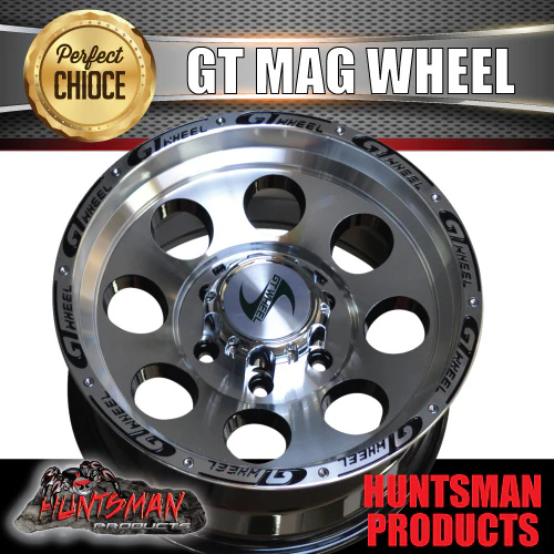 16X8 GT Alloy Mag Wheel 4X4 4wd 6/139.7 -20 Offset Fits Landcruiser Nissan ETC - Image 3