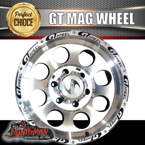 16X8 GT Alloy Mag Wheel 4X4 4wd 6/139.7 -20 Offset Fits Landcruiser Nissan ETC - Image 7