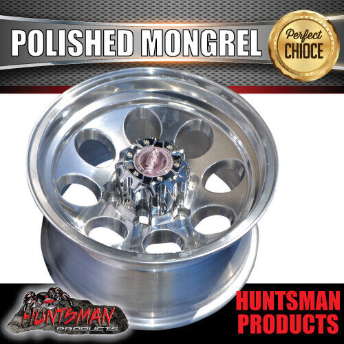 16x8 Polished Mongrel Mag Rim 6/139.7 PCD & 245/70R16 Roadcruza RA1100 A/T Tyre - Image 6