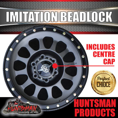 17x8.5 Imitation Beadlock Alloy Wheel 6/139.7 ET0 & 265/65R17 Roadcruza AT Tyre - Image 11