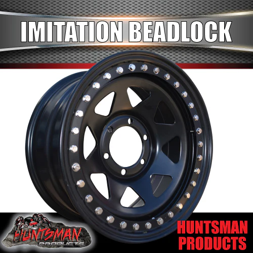 17X8 6/139.7 PCD +20 Offset Steel Imitation Beadlock Rim. Fits Ranger, Hilux, D-Max, BT-50 etc - Image 6