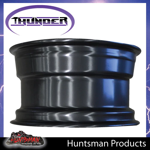 17X8 6 Stud BlackThunder Steel Rim -23 Offset. 6/139.7 PCD. Fits Landcruiser, Patrol etc - Image 3