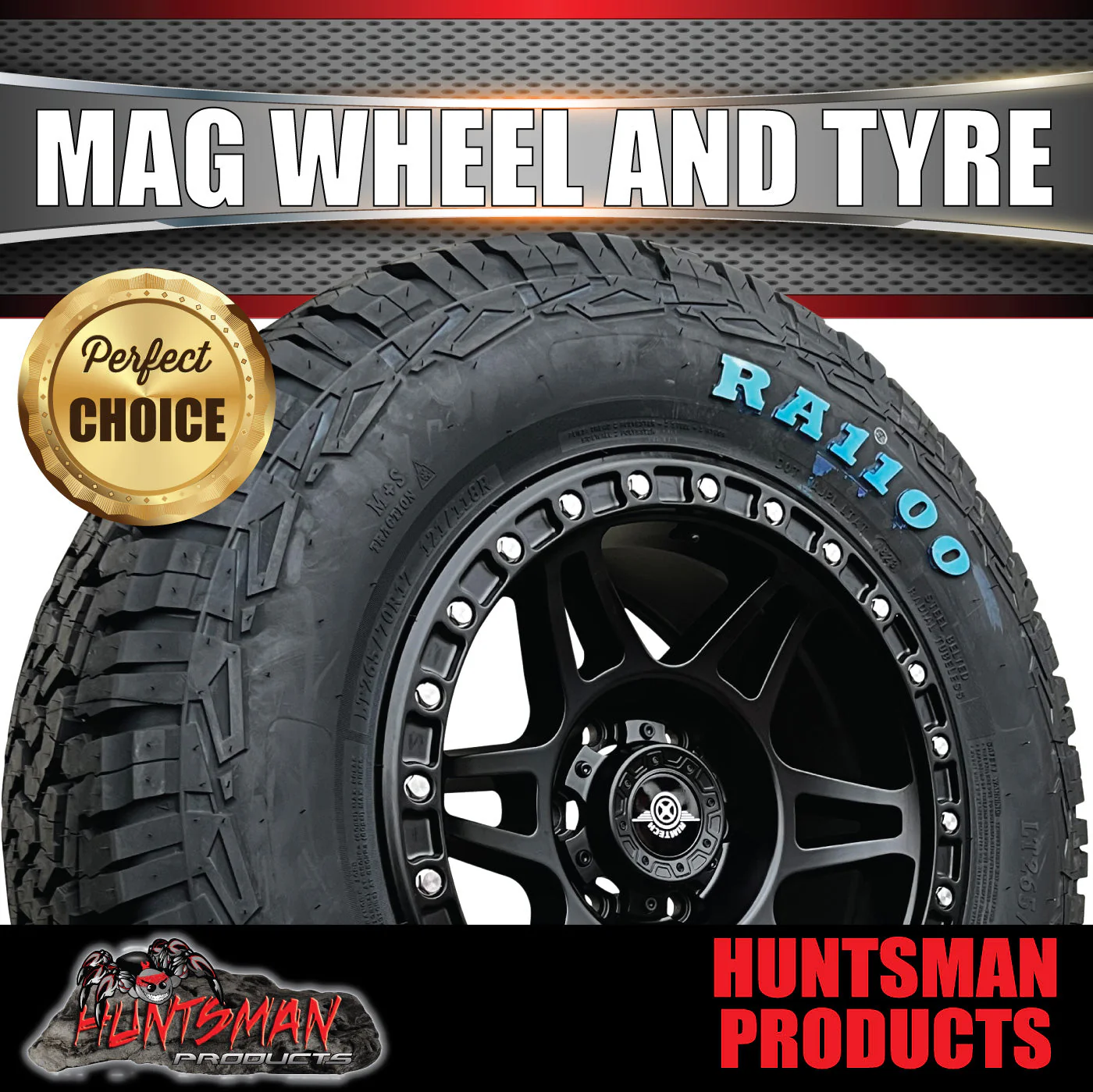 17x9 Delta Alloy Mag Wheel 6/139.7 pcd ET18 & 265/65R17 Roadcruza RA1100 AT tyre - Image 5