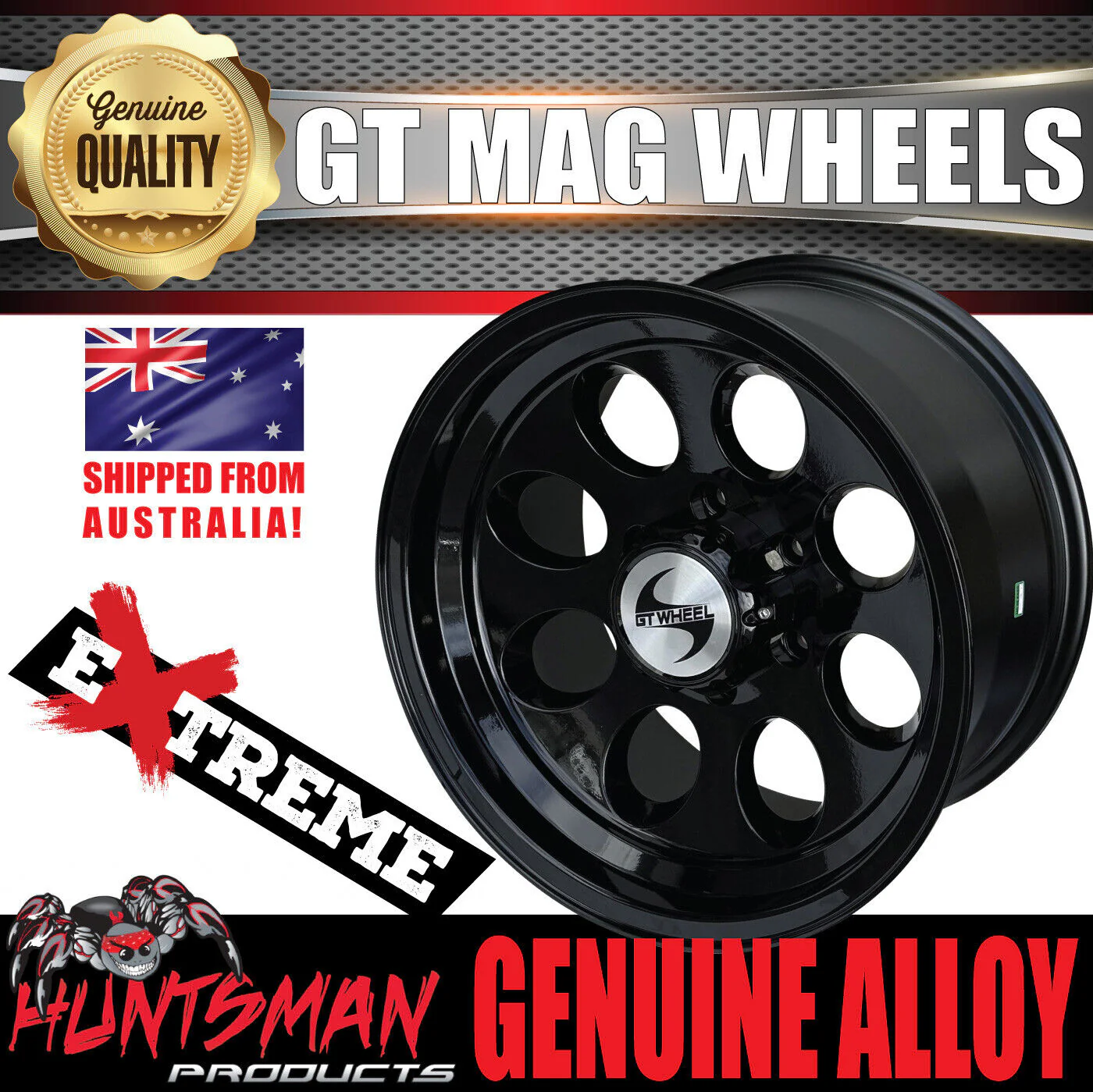 16" GT Alloy Mag Wheel & 315/75R16 Roadcruza RA8000 Rugged Terrain Tyre 6/139.7 PCD - Image 7