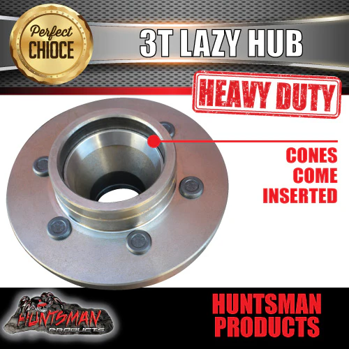 1X 3 Tonne 6 Stud Trailer Caravan Hub 6/139.7 pcd 3000kg Bearings.  Suits Huntsman & Alko - Image 5