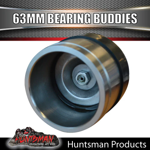 1x 63mm All Stainless Steel Boat Trailer Caravan Bearing Buddy Protector - Image 2